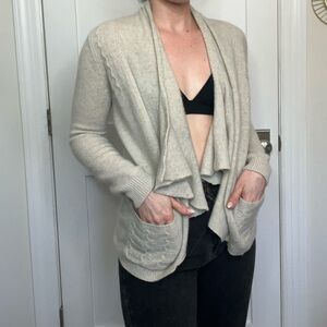 Soft Romantic Cream Curtain Cardigan